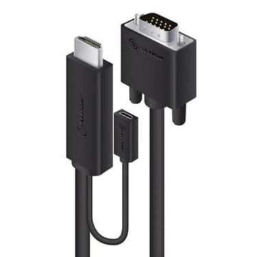 Alogic HDMI Male to VGA Male 6ft Cable HD 1080p – Black