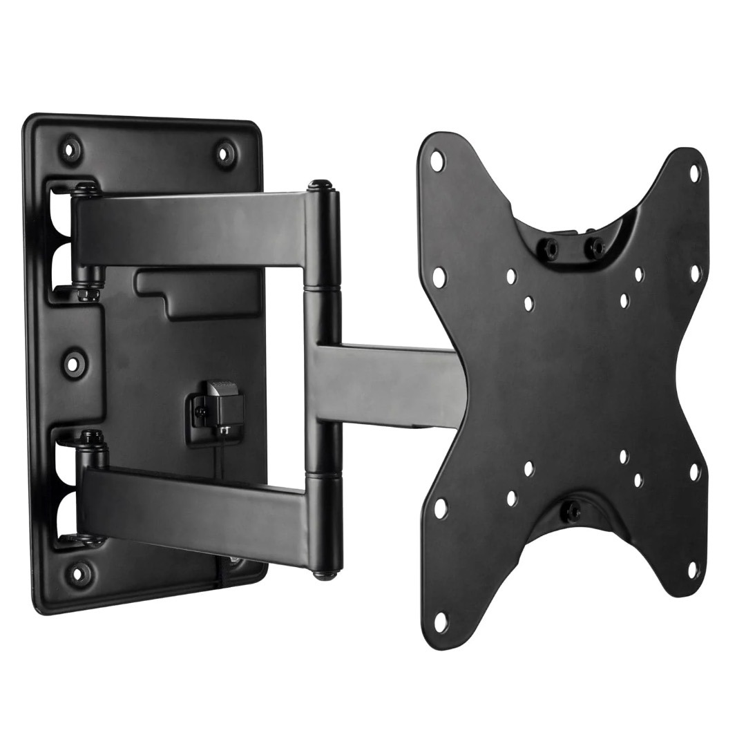Mount-It! TV Mount RV & Trailer with Lockable Arm up to 42In TV VESA Tilt Swivel Extend Retract Heavy Duty Steel – Black