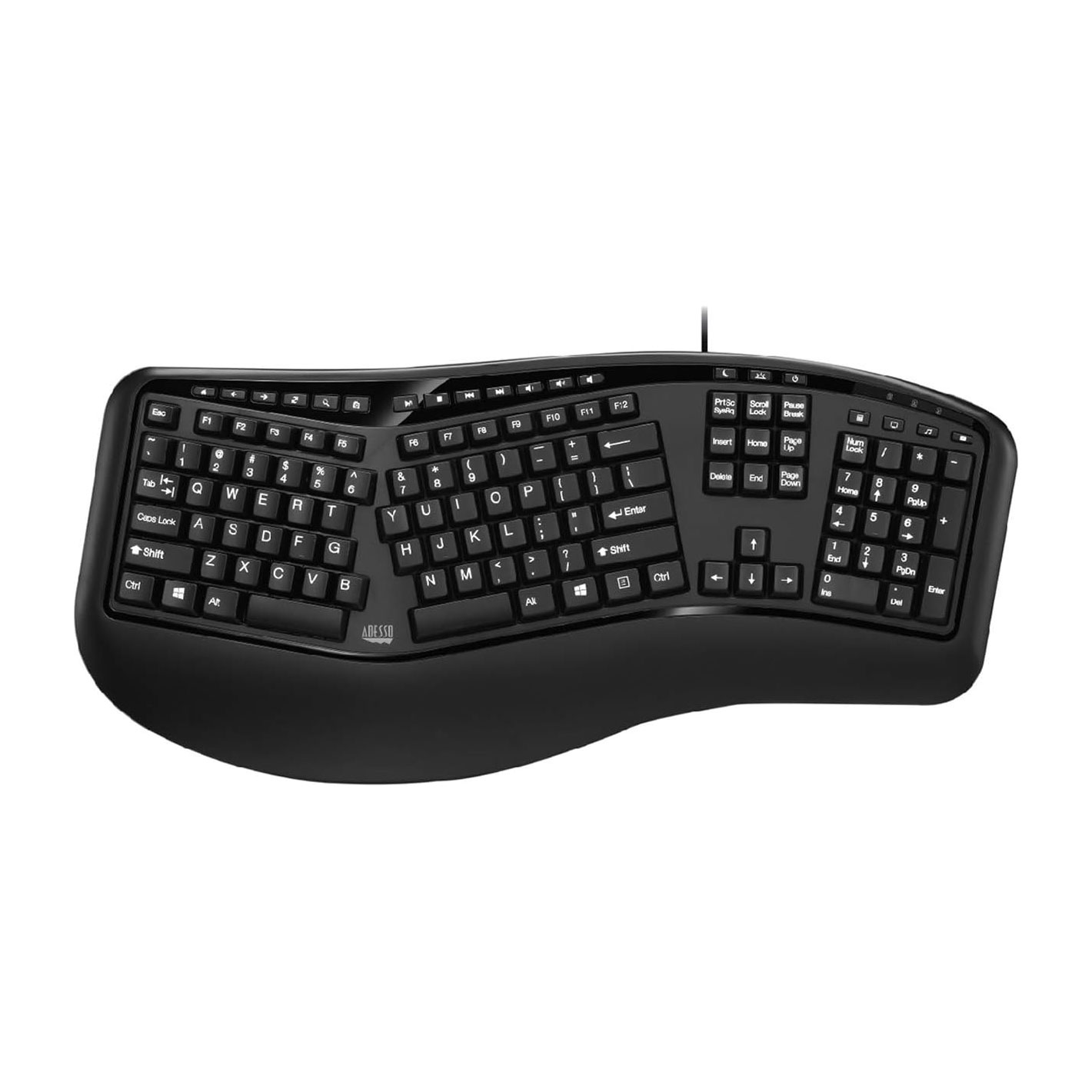 Adesso 2X Large Print Ergonomic Keyboard