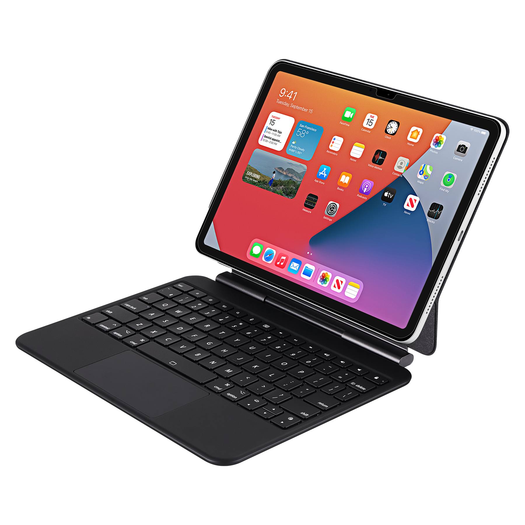 Adesso Bluetooth Keyboard for iPad Pro 11", 1/2/3/4 Gen, iPad Air 10.9", 4/5/6(M2)
