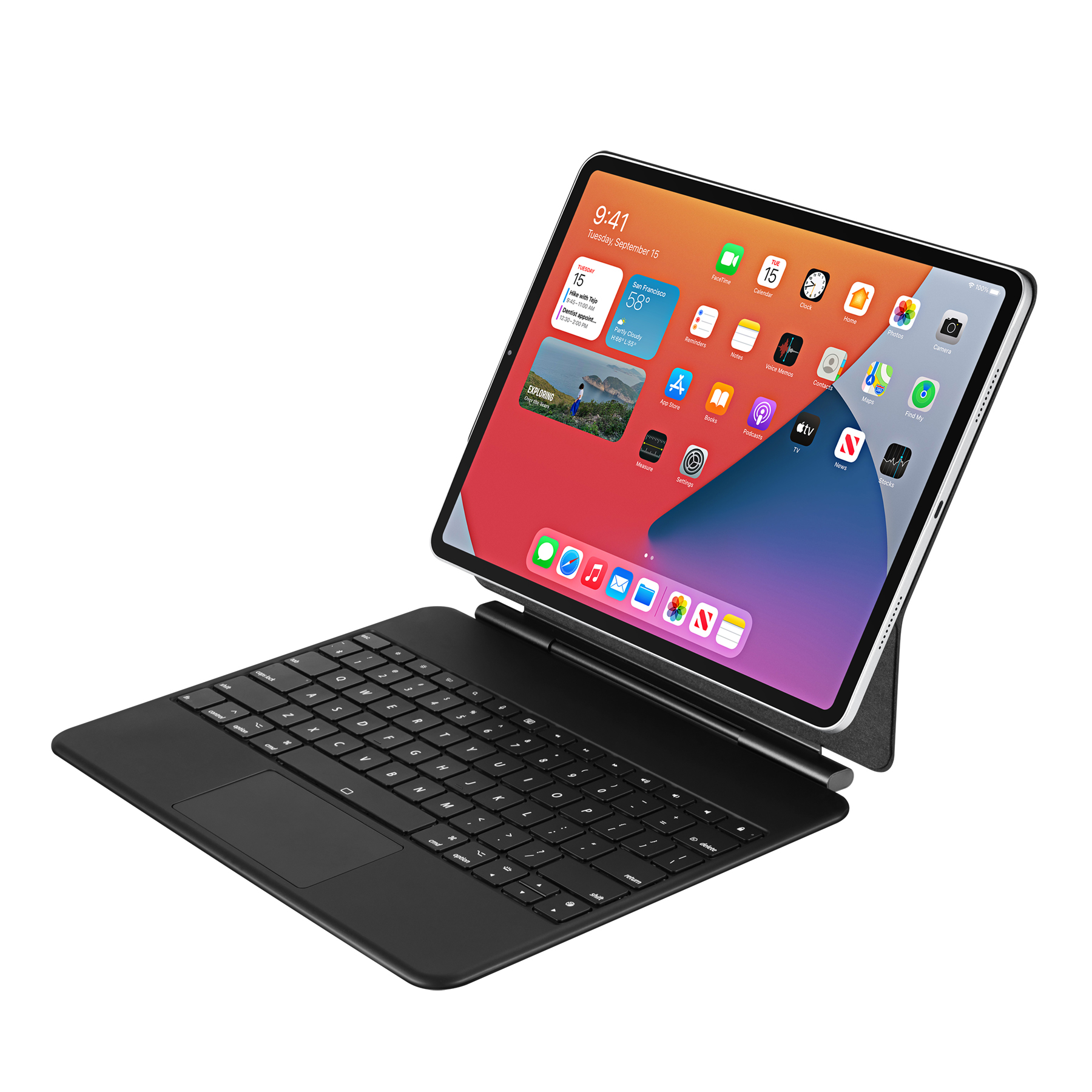 Adesso Bluetooth Keyboard for iPad Pro 12.9", M1/M2/M3 Gen