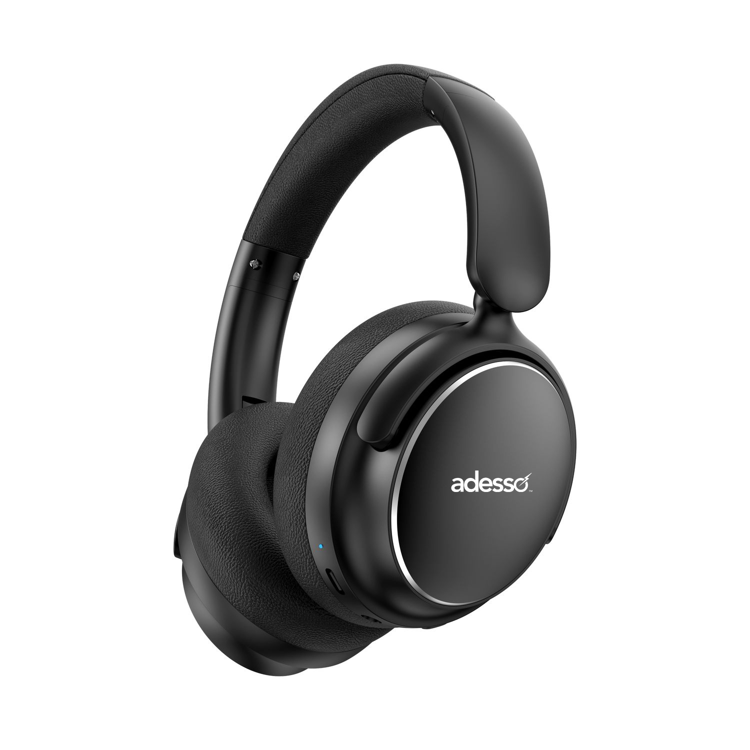 Adesso Bluetooth Headphone with Active Noise Cancellation and Built-In Microphone