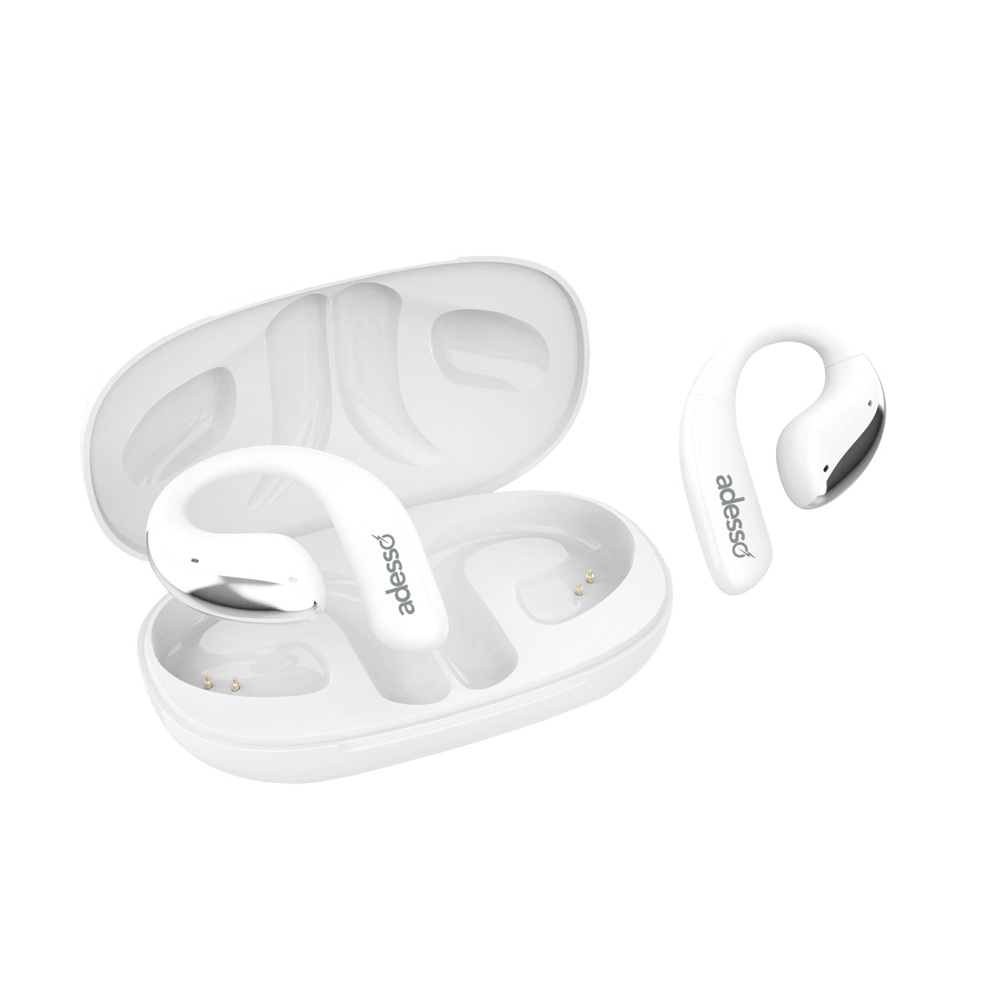Adesso Open-Ear Sports Bluetooth Earbud with touchscreen Controls