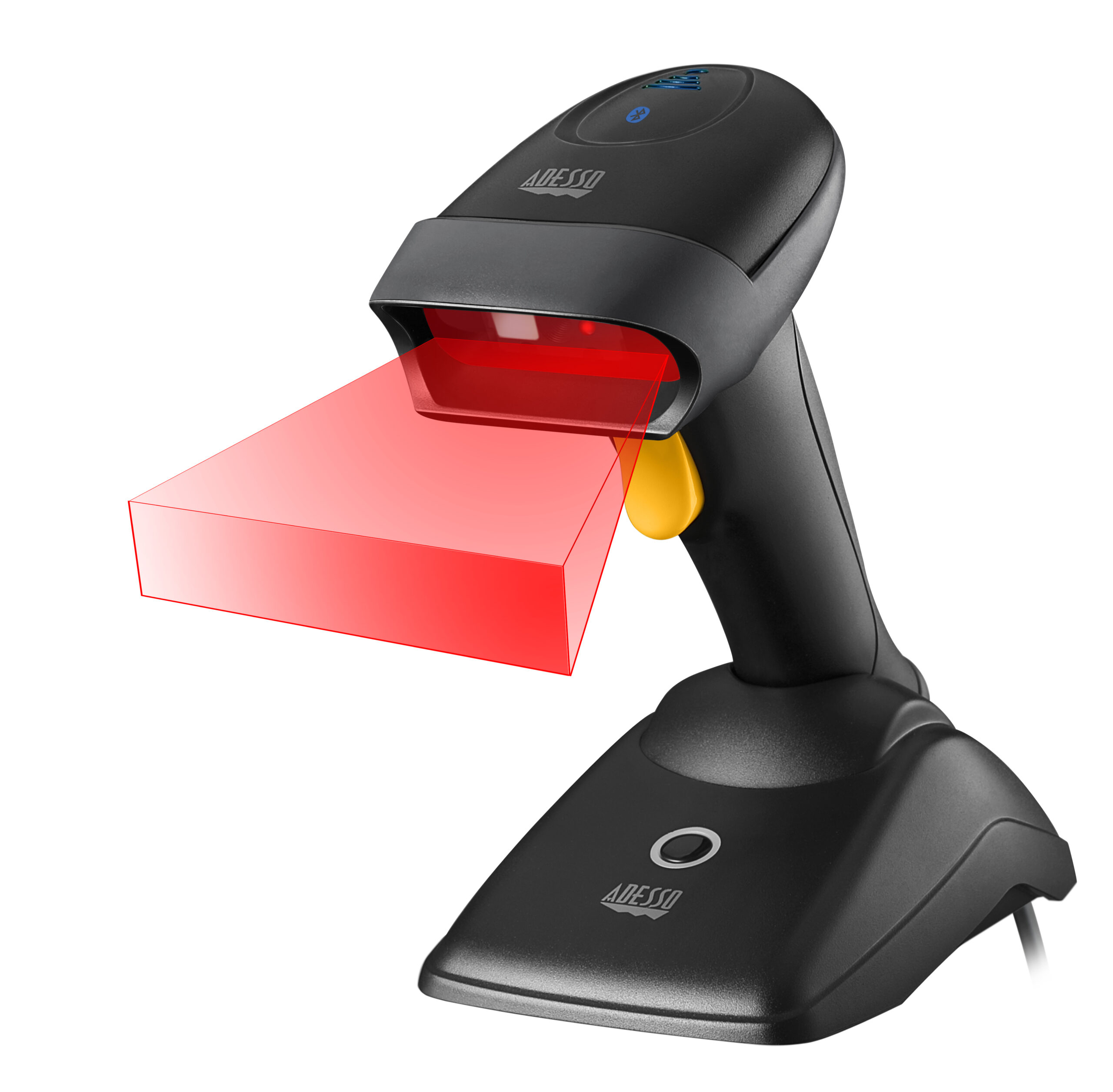 Adesso 2.4GHz Wireless and Bluetooth Barcode Scanner