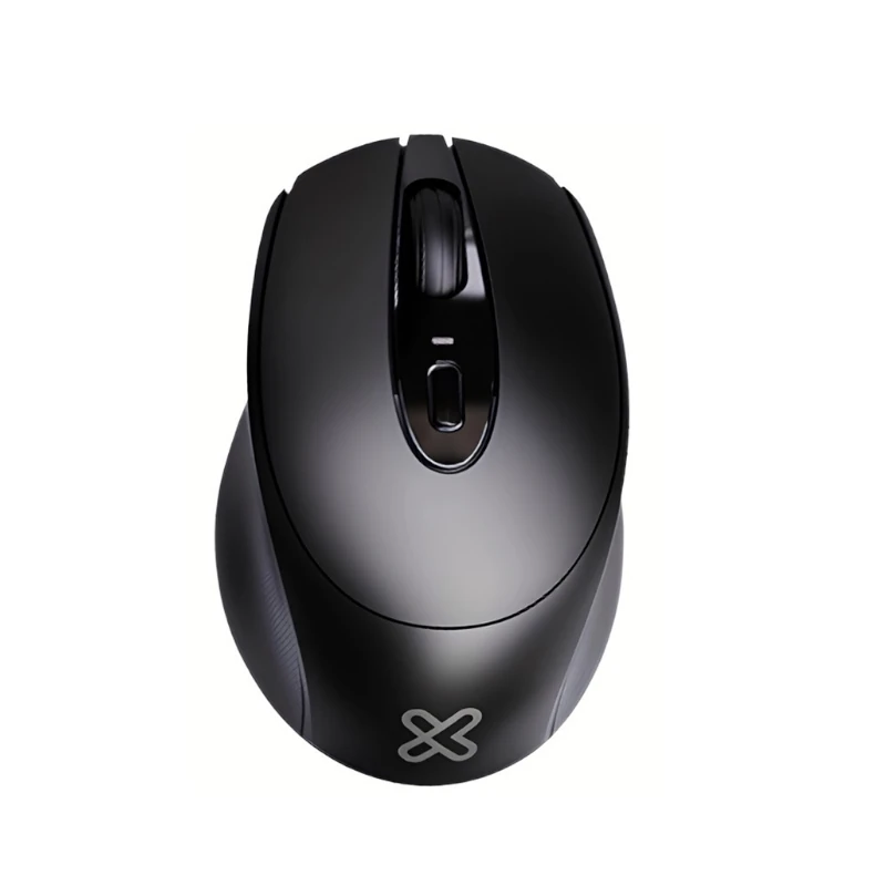 Klipxtreme Mouse Wireless Ergonomic 2.4Ghz 4 Button Ambidextrous 1600dpi PC/Mac - Black