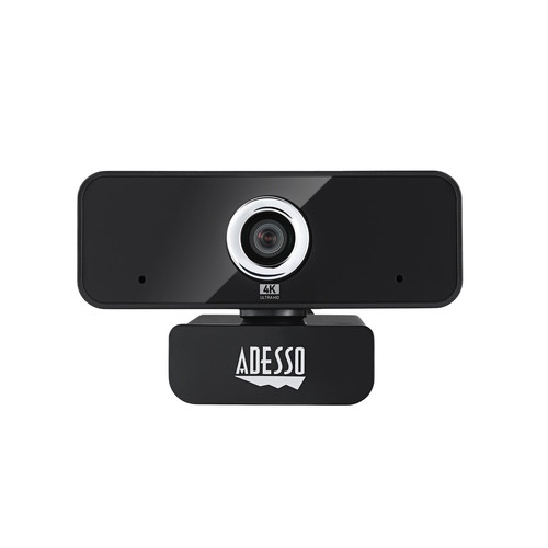 Adesso Webcam CyberTrack 6S 4K (8MP) Ultra HD Manual Focus with built in Microphone & Privacy Shutter - TAA Compliant