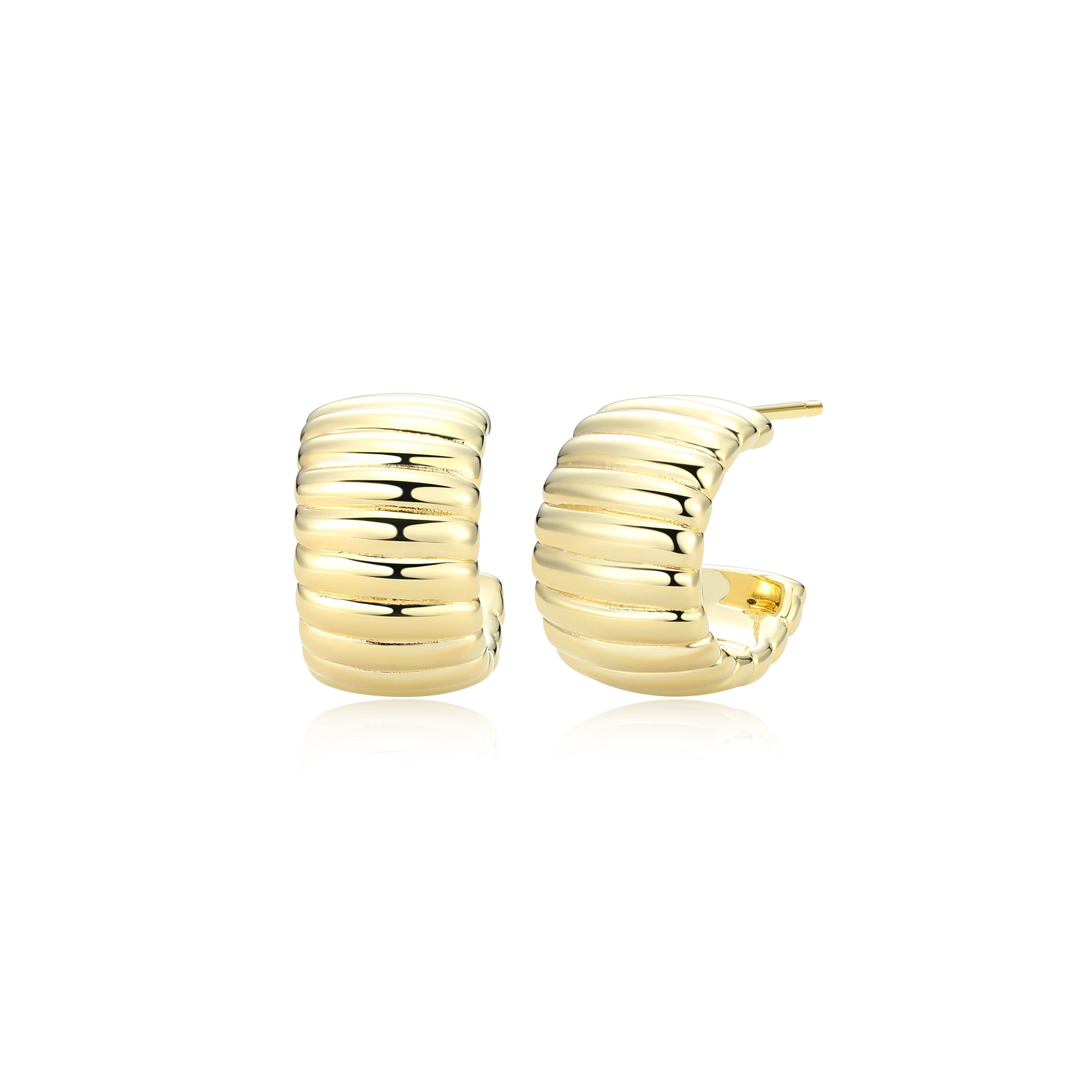 Ss Gp40(10K Color) Ear No Stone Post