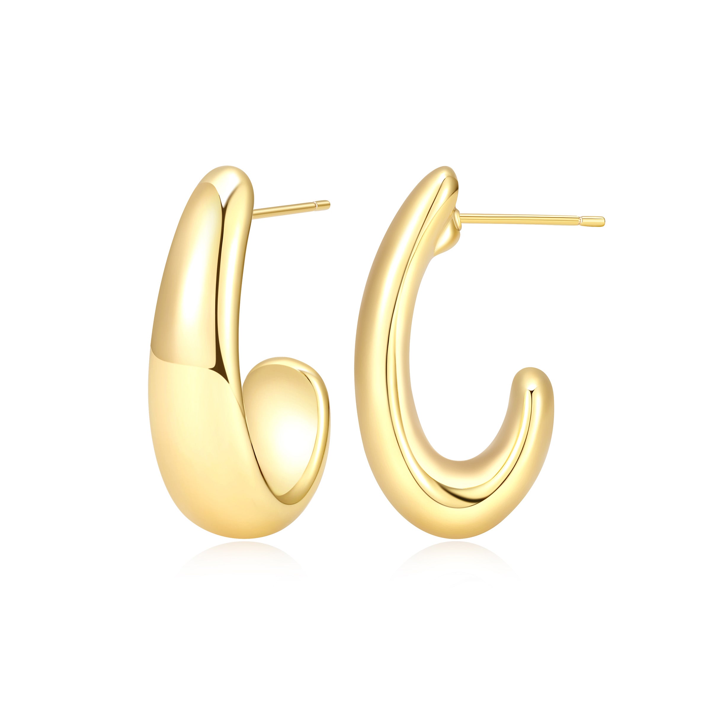 Ss Gp40(10K Color) Ear No Stone Post