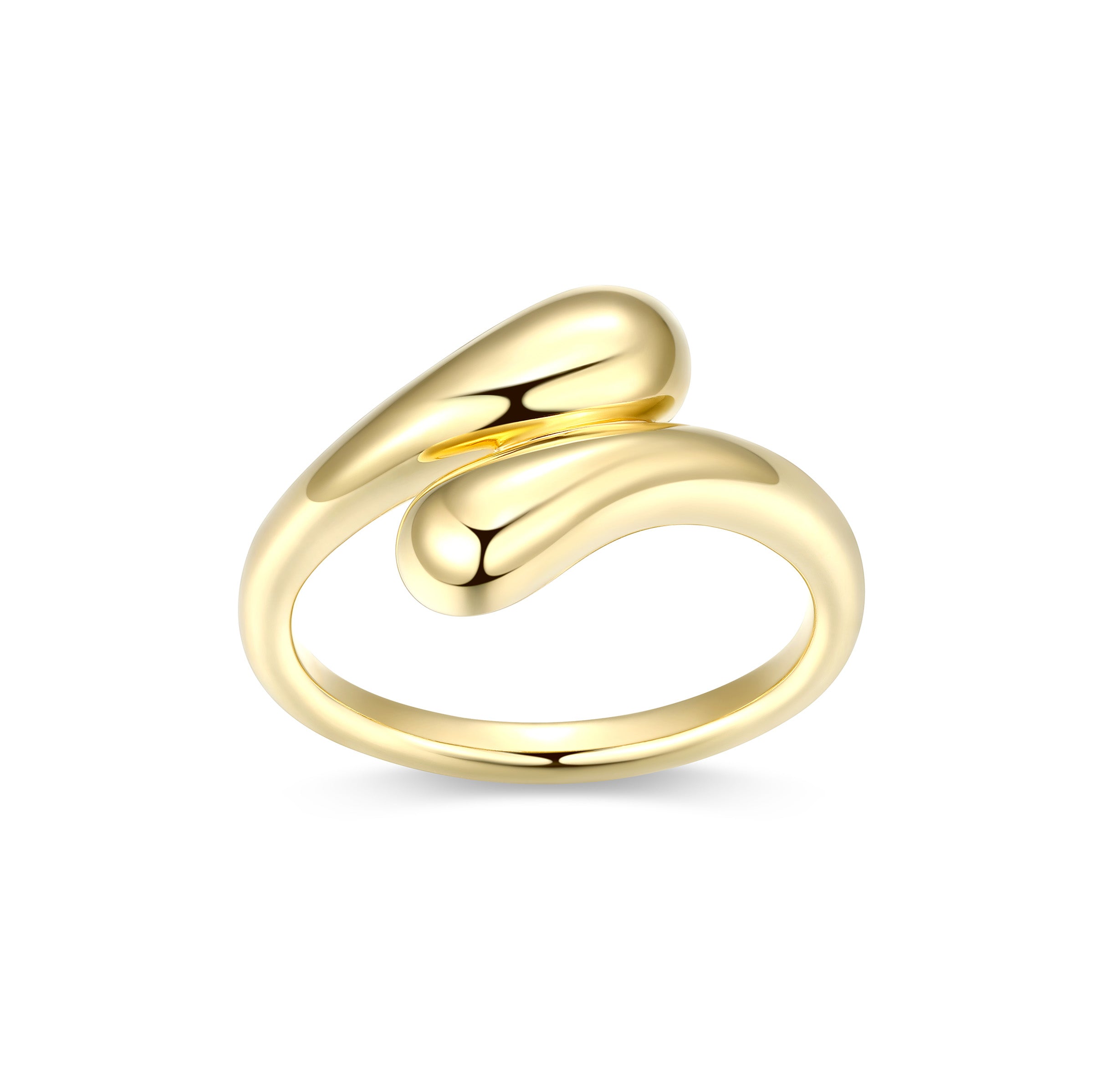 Ss Gp40(10K Color) Ring No Stone - Size 8