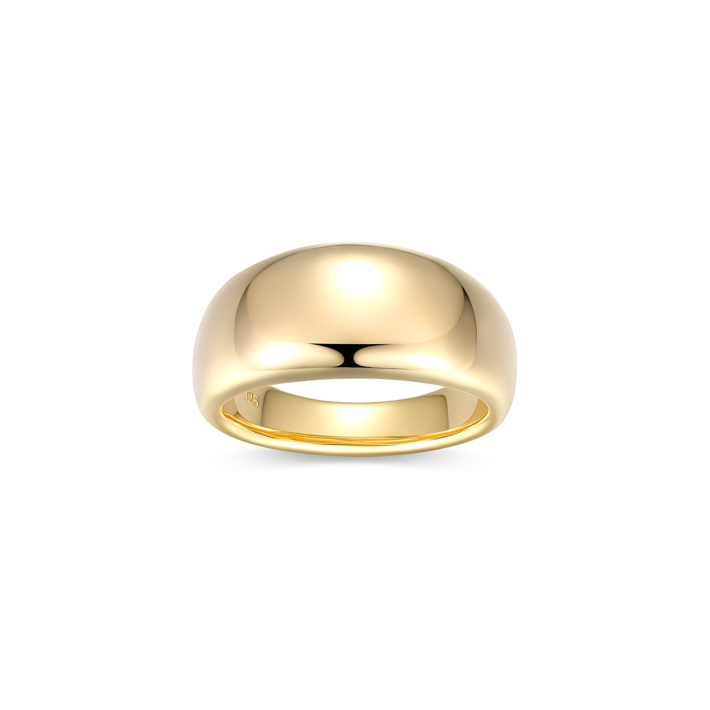 Ss Gp40(10K Color) Ring No Stone - Size 7