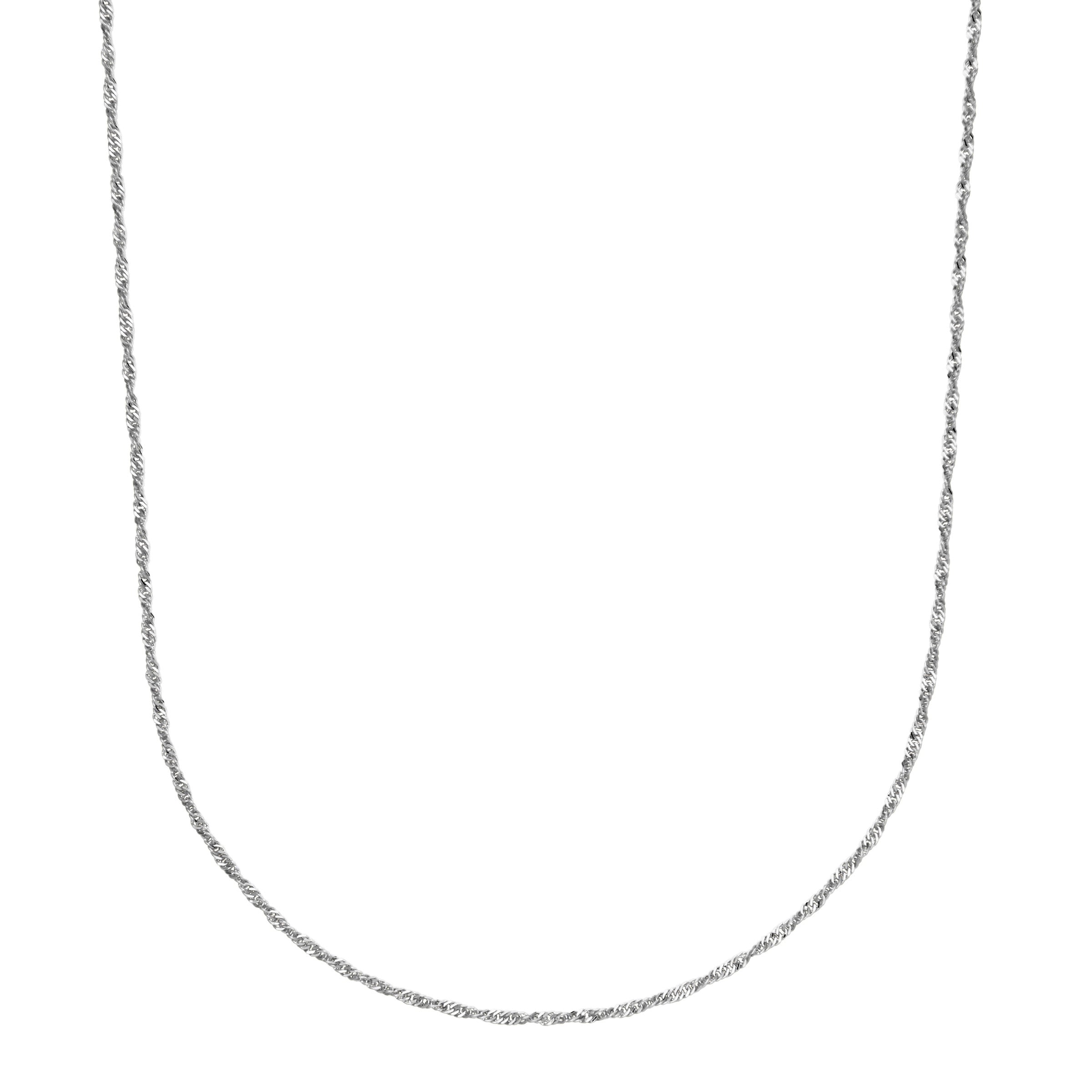 Ss Reign Rhd 1.5Mm Sigapore 030 Chain 18+2"
