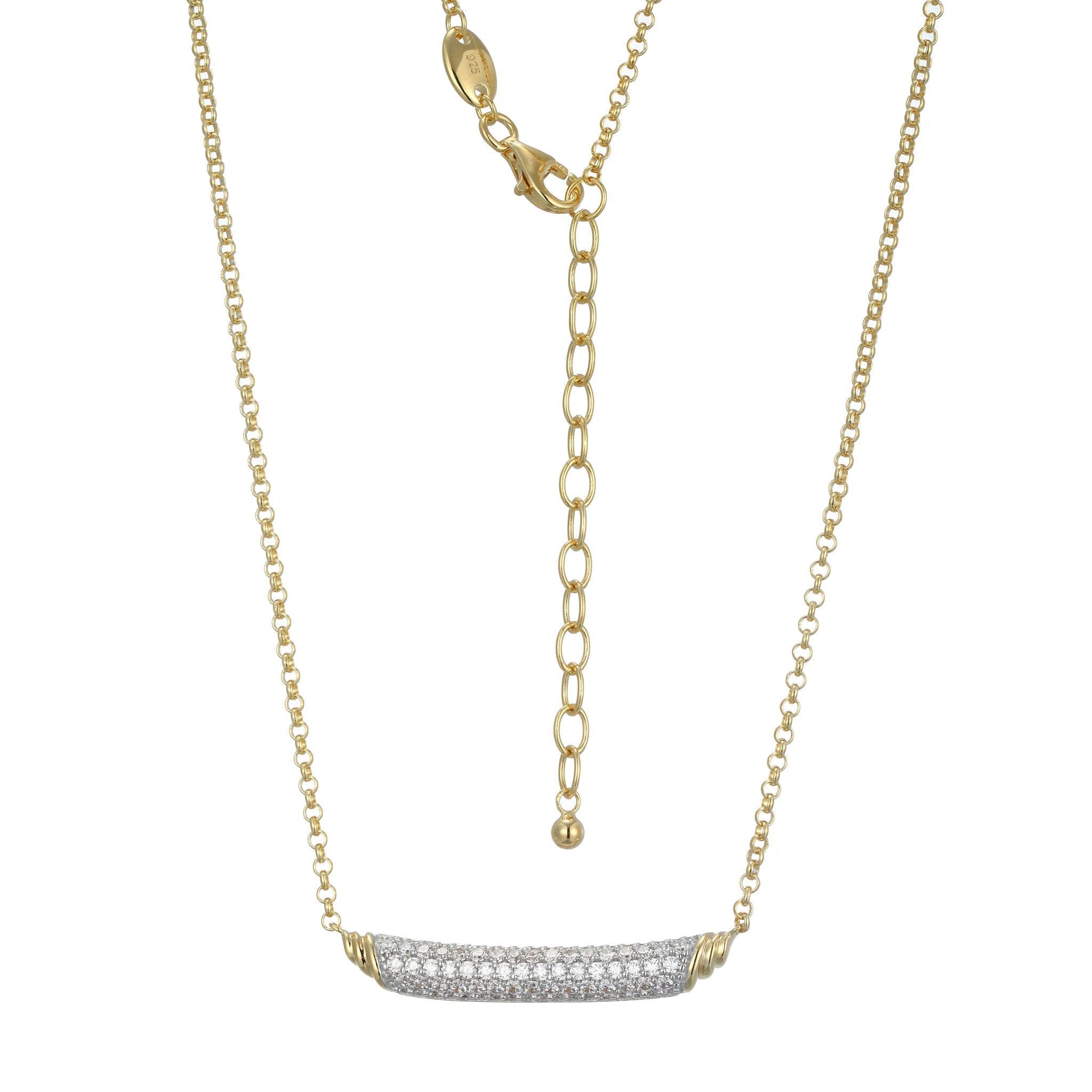 Maximum Sparkle Distinguishes This Exquisite Aurora Necklace, Reflecting Parisian Fashion Excellence. Cubic Zirconia Shimmers In A Three-Dimensional Design Crafted To Evoke Understated Luxury For Any Ensemble.
