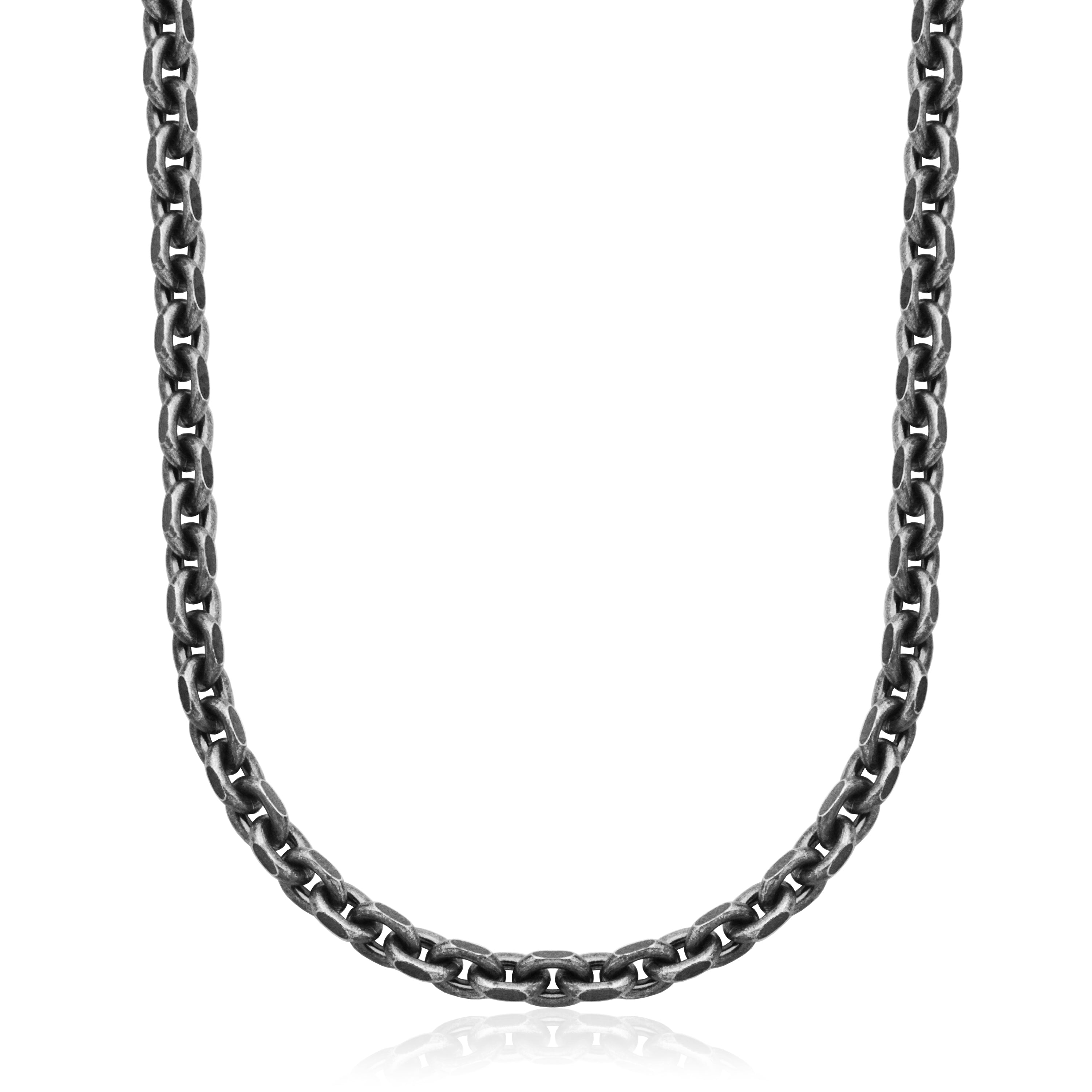 Steelx 10*7Mm Oval Link Neck Oxidization Finish 26"