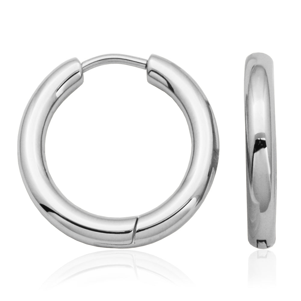 Steelx Ear High Polich 13/8Mm Huggie