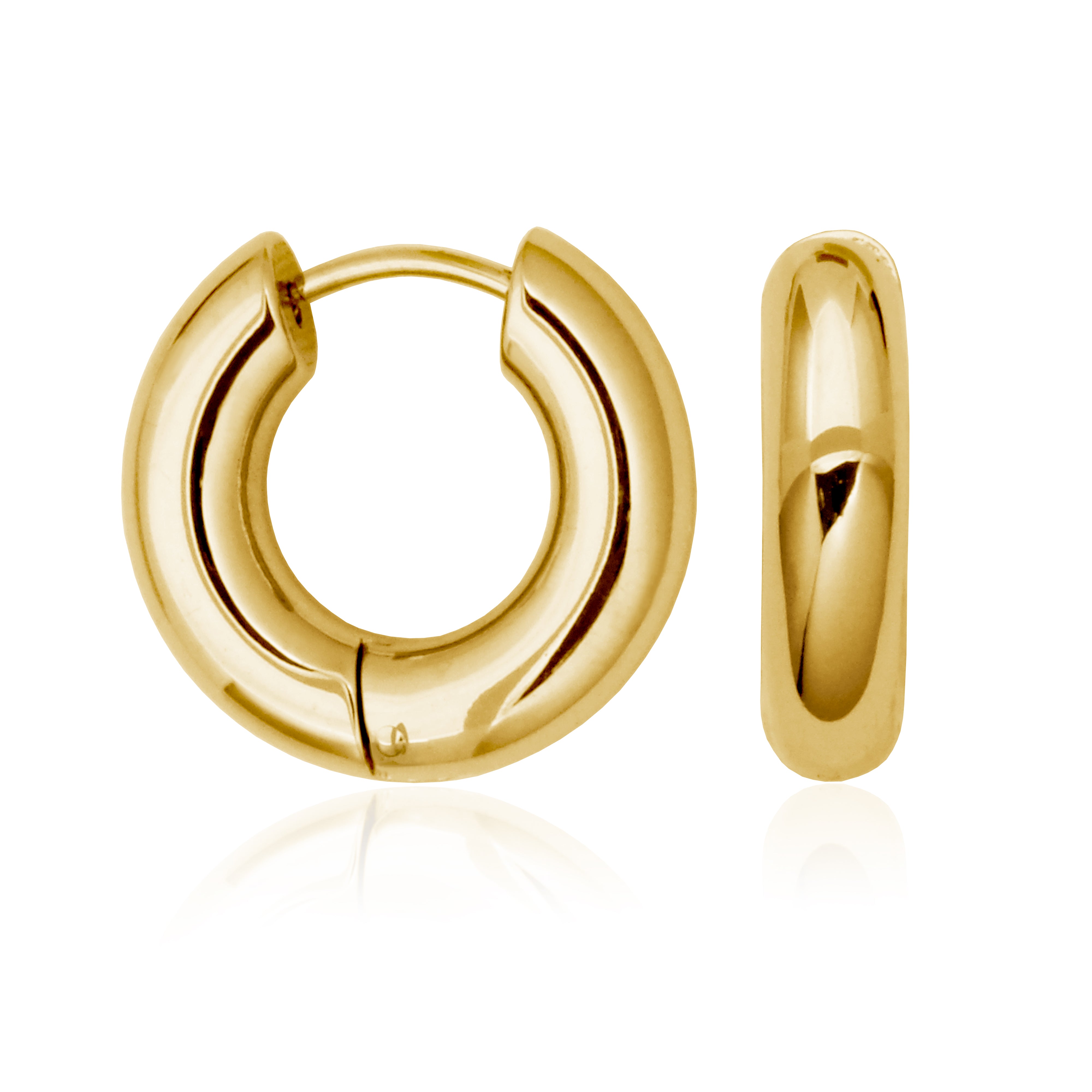Steelx  Ip Gd 5Mm Huggie Hoop 25Mm