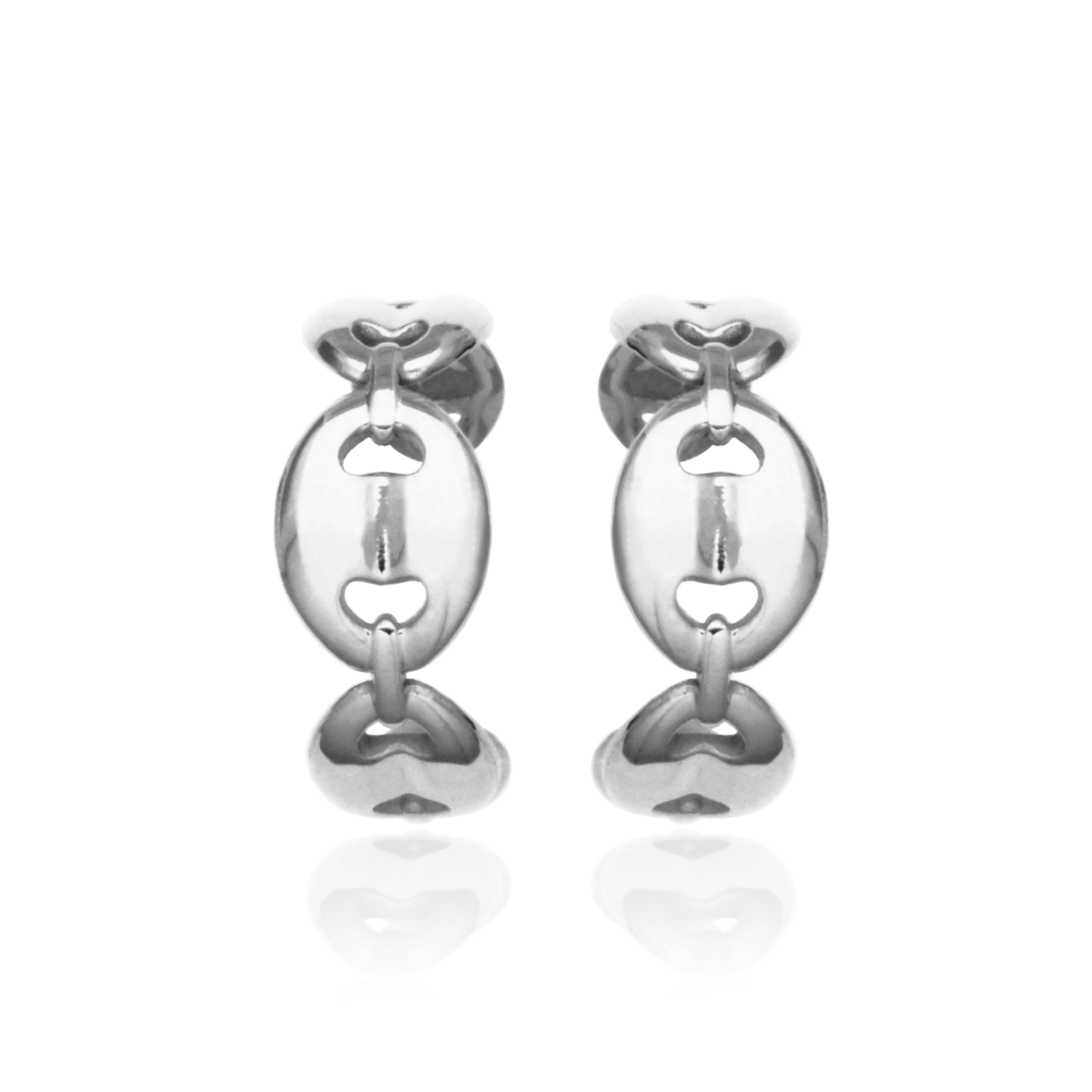 Steelx High Polish Gucci Link Hoop Id 20.5Mm