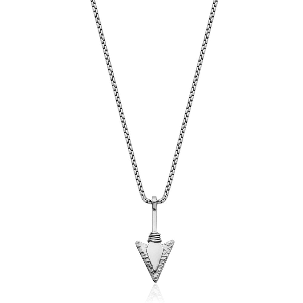 Steelx Arrow Pend With 2Mm Round Box Chain 24"
