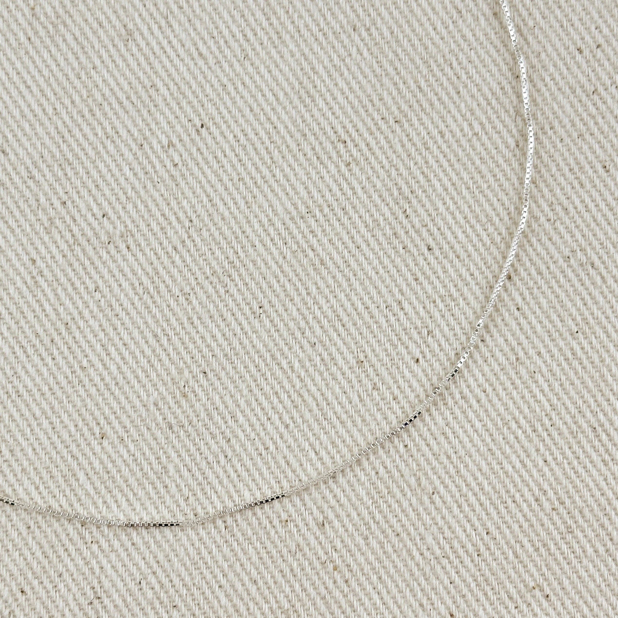 Sterling Silver Box Chain 0.6mm
