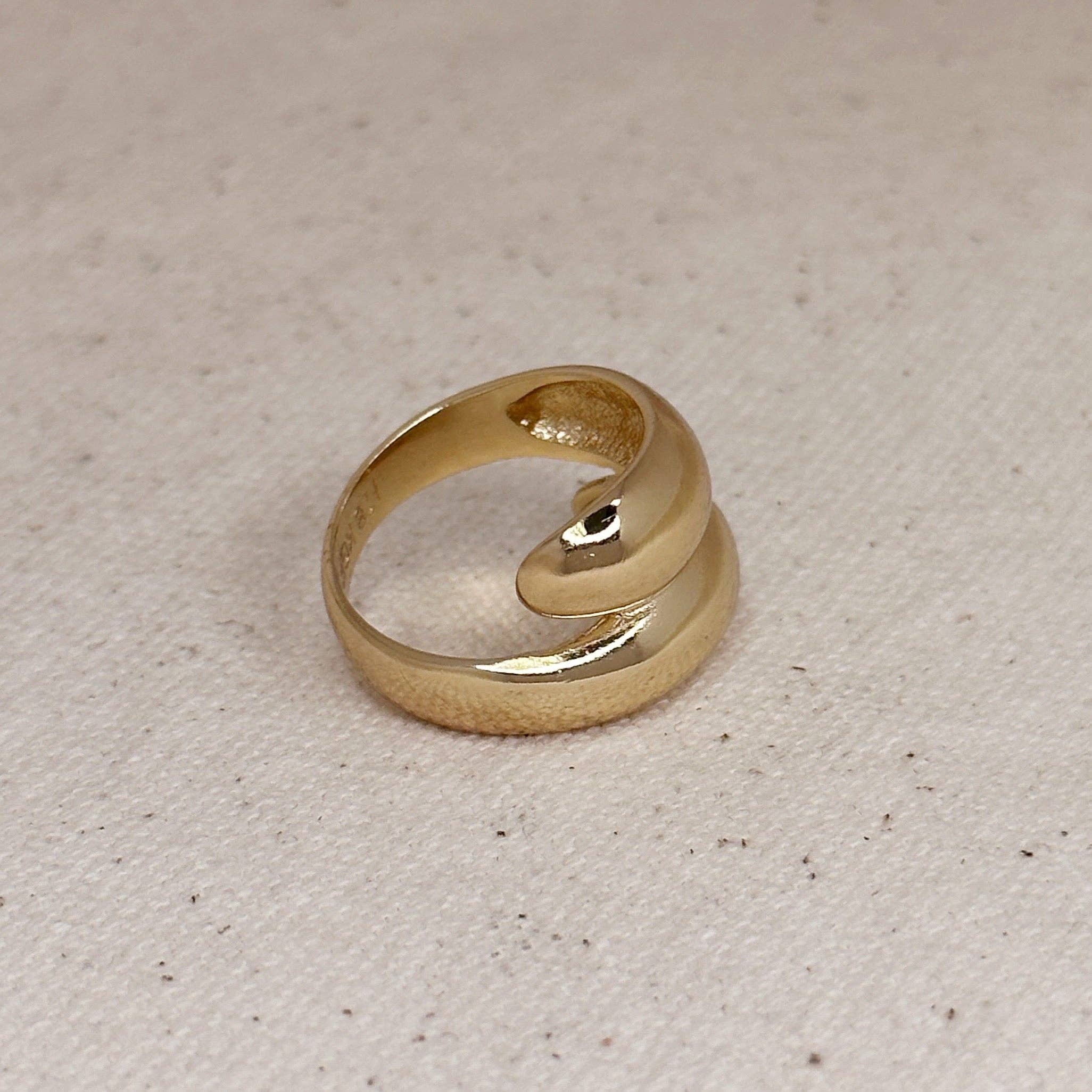 18k Gold Filled Wrap Around Ring - 5