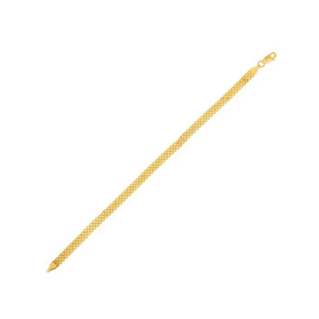 14k Yellow Gold Bismark Chain (4.70 mm) - 16"