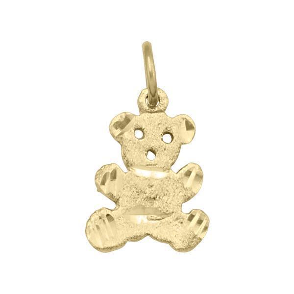 10K Gold Charm - Teddy Bear - 10KY