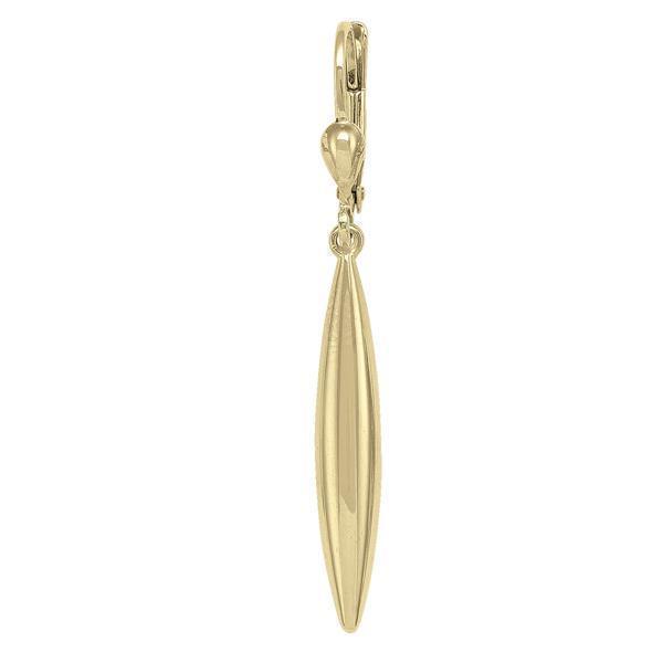 10K Gold Fashion Drop Earrings -  1.9gm - 10KY