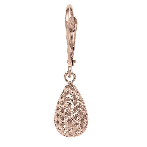 14K Rose Gold Fashion Drop Earrings - 14KR