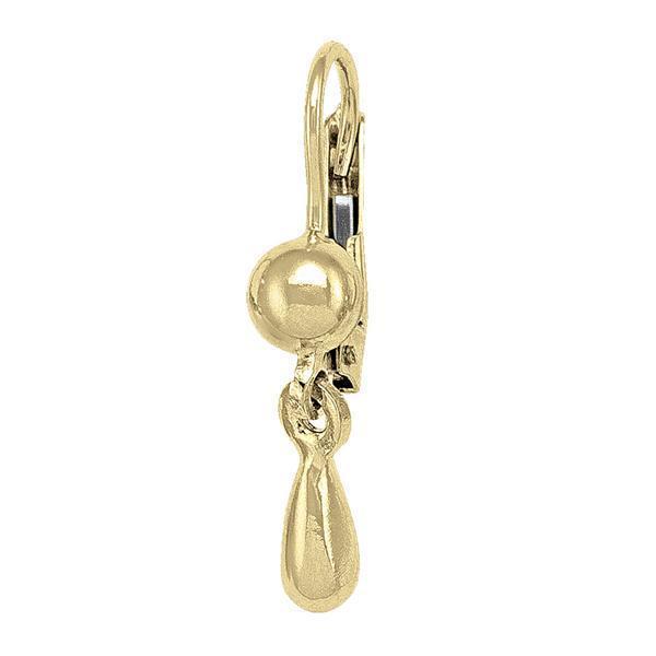 10K Gold Fashion Drop Earrings - 10KY