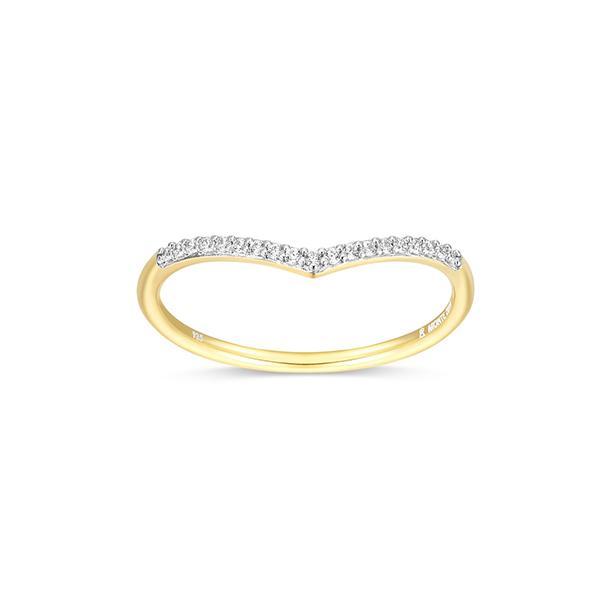 CJ Monte sterling silver labcreated diamond Vring - Size 7