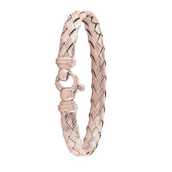 Pink finished Sterling Silver Fashion bangle