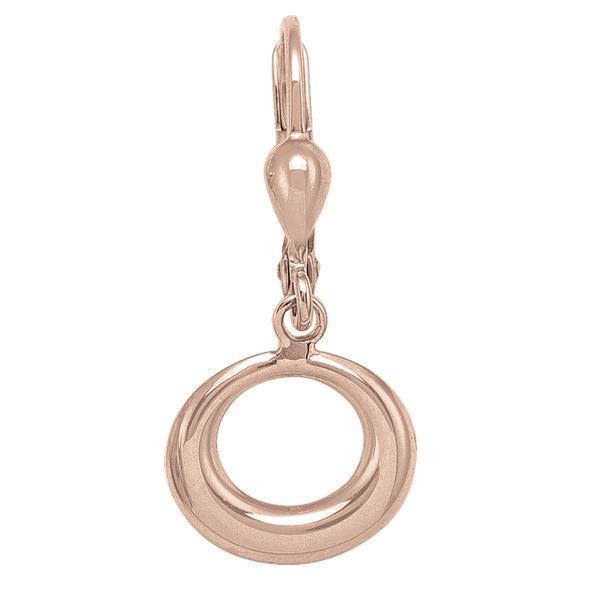 14K Rose Gold Fashion Drop Earrings - 14KR