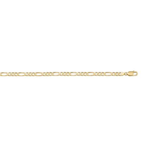 10K Gold Figaro 18" Necklace - 4.0 gm