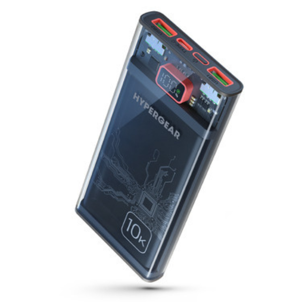 MS53344 Powerbank 10000mAh ClearCharge XL 3 Port USB-A x2 -22.5W- USB-C -20W- PD Fast Charge