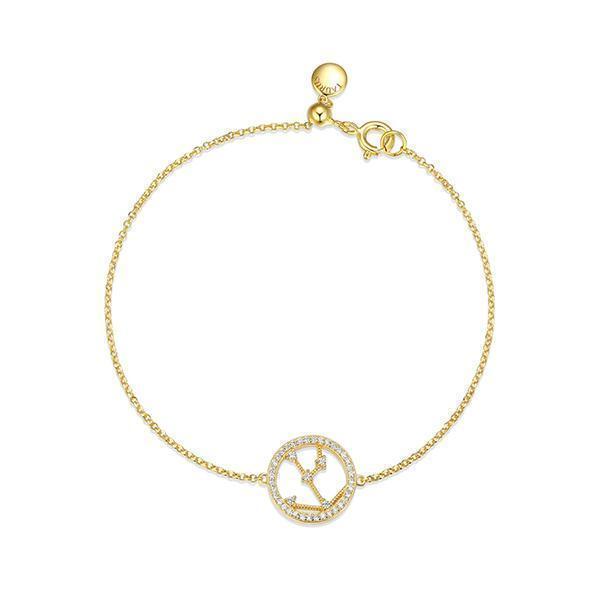 Diamondlite Cubic Zirconia Zodiac collection "Taurus" constellation - Gold