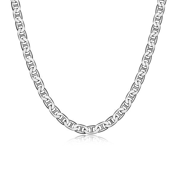 Sterling silver CJ Ethos ITALIAN CHAIN rhodium plated 180 marine chain