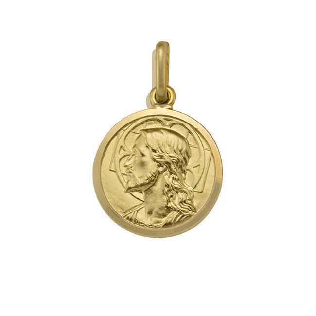 18K Gold Jesus Pendant - 1.9 gm - 18KY