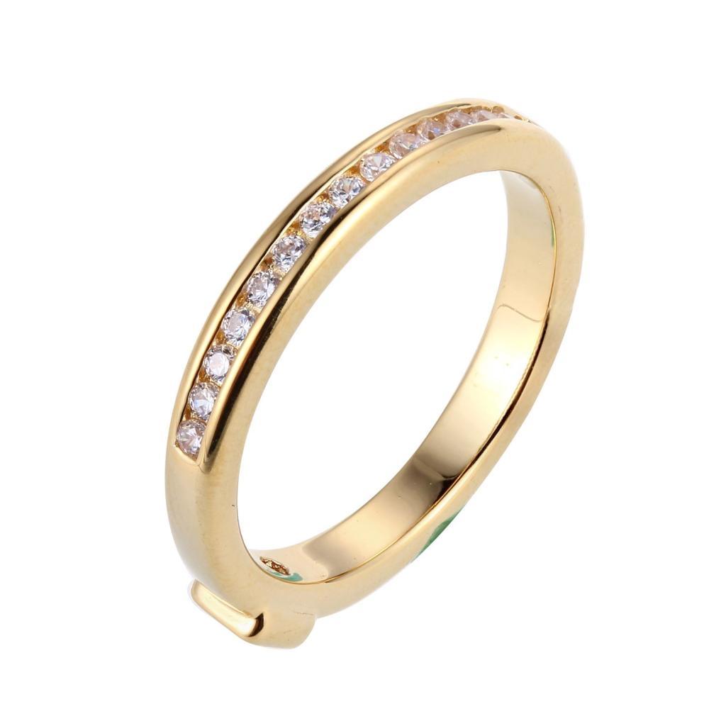 R34L437-Y-7 Cubic Zirconia Channel Set Band Ring Size 7