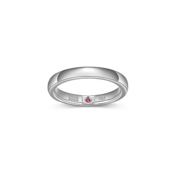 RR4LAG7-W-7 "Simpatico" 3mm Square Ring - Silver