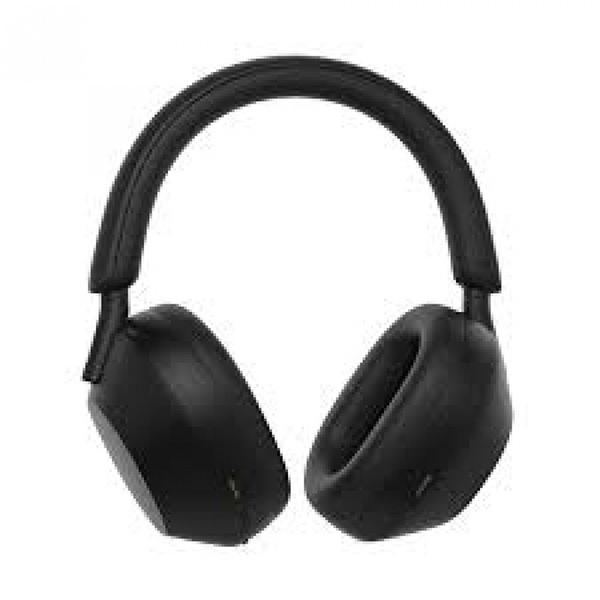 Foldable Design Bluetooth Wireless Headphones with Plush Earcups, Built-In Mic, & Noise Reduction KIWHXM5 for Universal Cell Phone And Bluetooth Device - Black