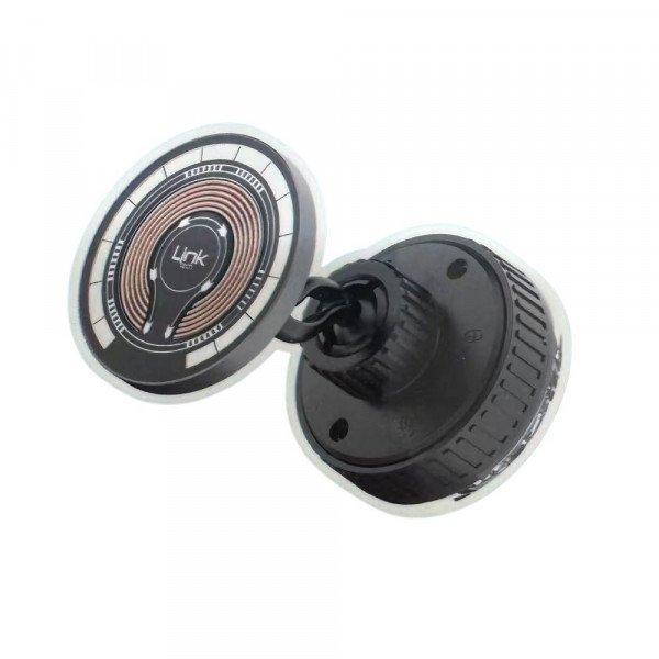 Magnetic Suction Cup Phone Mount with Magsafe Charging - 360 Rotating, Adjustable, Rotate to Lock - Black