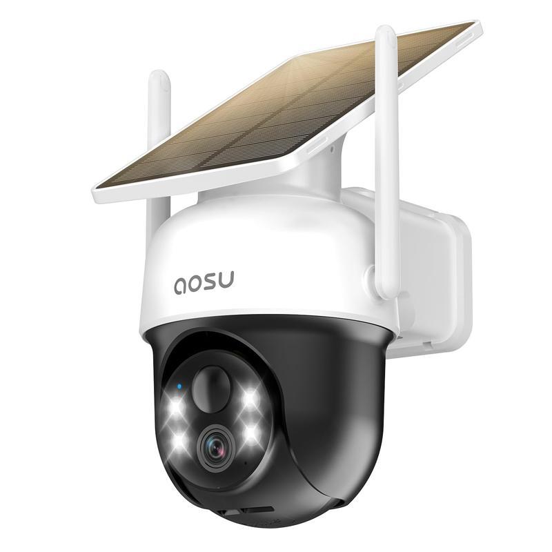 MSAOSU-C9C C9C 4MP Wireless Outdoor PT Battery Camera with Solar Panel