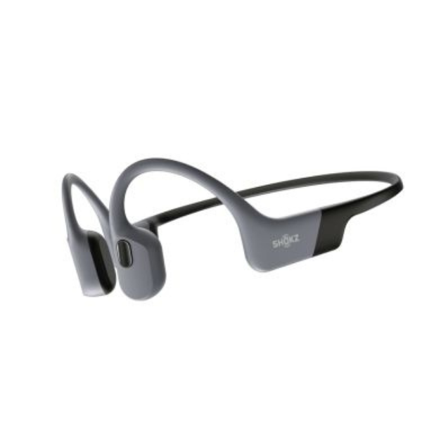 MS53599 OpenSwim Pro Grey Bluetooth Headset  and  MP3 Dual Modes Bone Conduction IP68 Waterproof Dual Noise Reduction 9Hrs Battery Life Swimming Earplugs Included