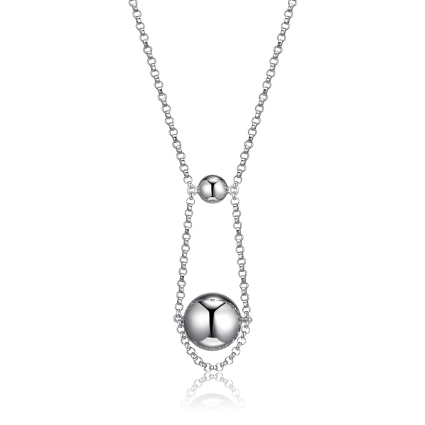 NR0LBJAA-W Orb Bead Necklace