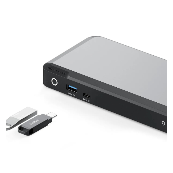 MS53212 Docking Station USB-C Dual Monitor with 65W Power Delivery 2x DisplayPort 4k Ultra HD MX2