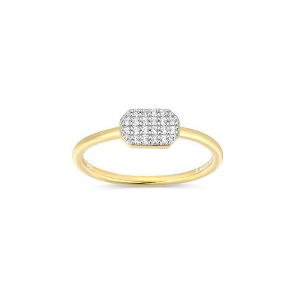 CJ Monte sterling silver lab-created diamond octagon ring - Size 8