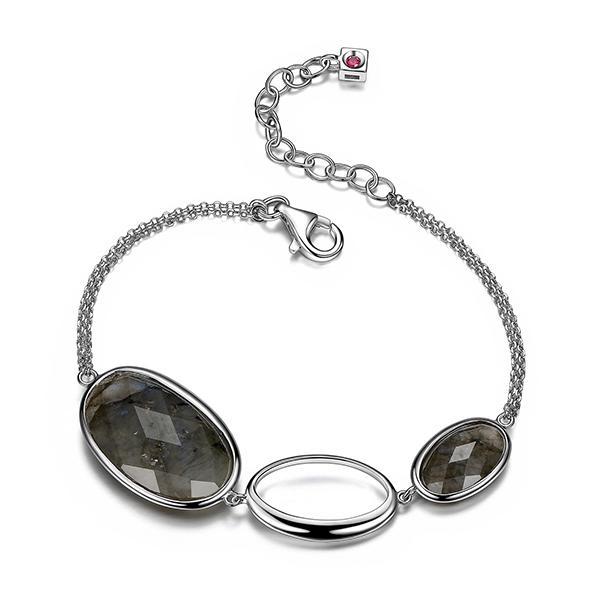 BR1LAC9A-W-6.5 Mystere Labradorite Bracelet Size 6.5