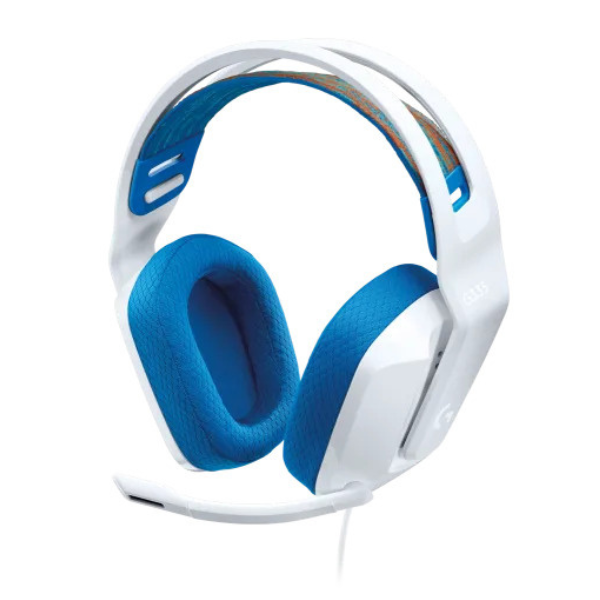 MS53695 Gaming Headset G335 with Boom Mic Light Weight Suspension Headband 3.5mm Soft Memory Foam Pads