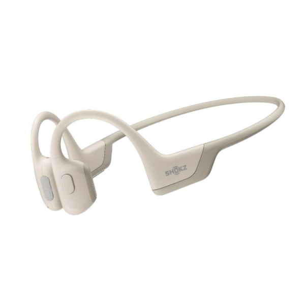 MS52846 OpenRun Pro Beige Bluetooth Headset Noise Cancelling Mic Premium Bone Conduction - Enhanced Bass - Water Resistant IP55