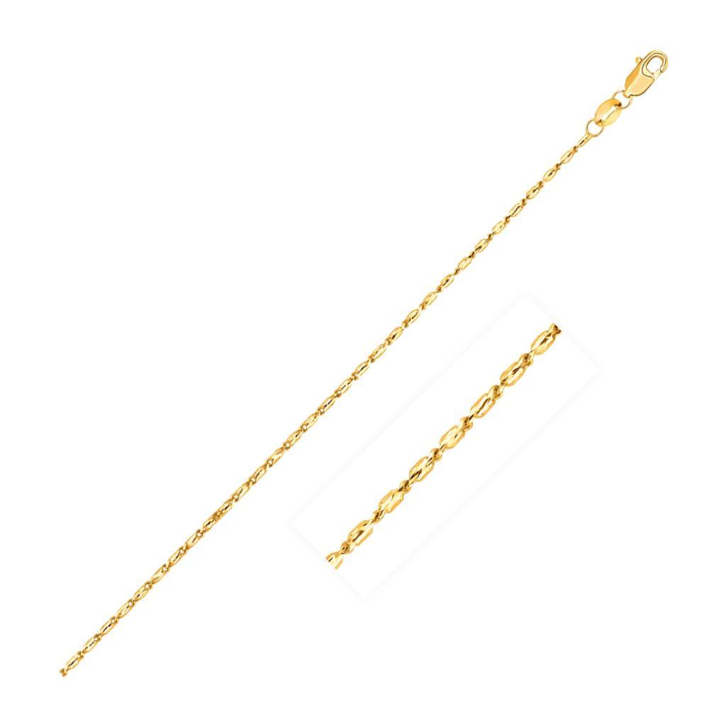 14k Yellow Gold Lumina Pendant Chain (0.90 mm) -18"