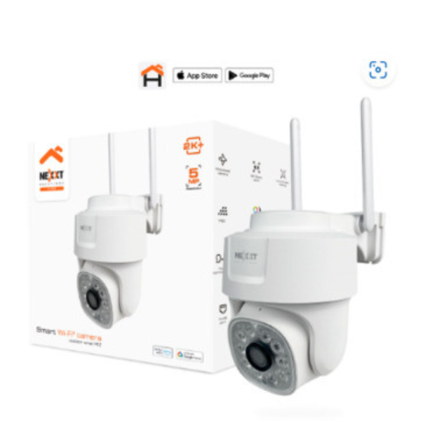 MS53686 Smart Home Outdoor Camera 2K 5MP Motion Activated PTZ Motorized 6x Zoom LED 850 Lumens IP65 2 Way Communication Colour Night Vision